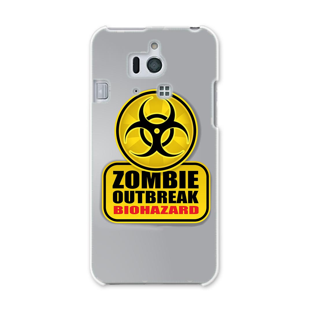 401SH simple-sumaho2 シンプルスマホ2 401sh softbank ソフトバンク スマホ カバー ケース スマホケース スマホカバー PC ハードケース 標識 ゾンビ バイオハザード ユニーク 001180