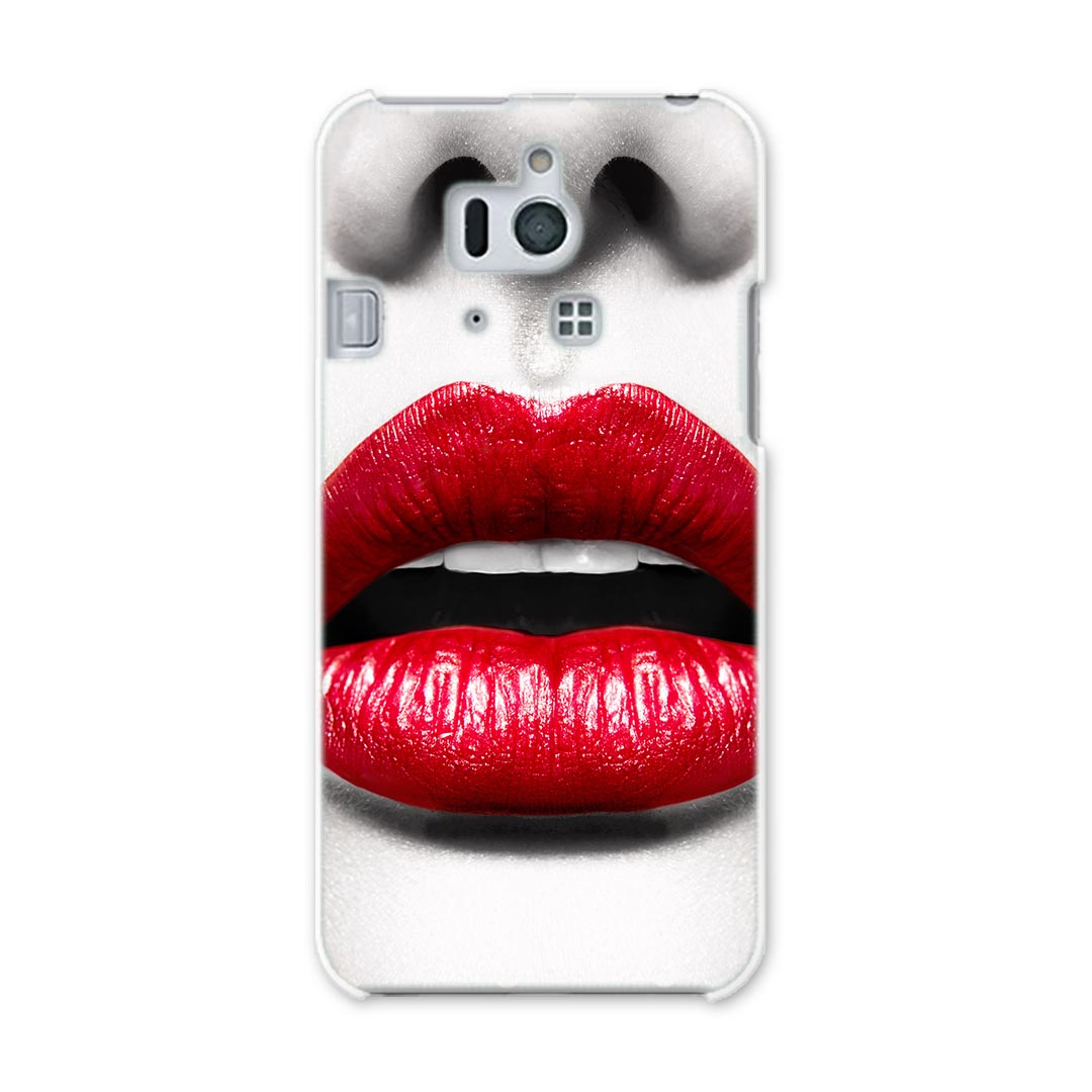 401SH simple-sumaho2 シンプルスマホ2 401sh softbank ソフトバンク スマホ カバー ケース スマホケース スマホカバー PC ハードケース メイク　写真　赤 クール ユニーク ラグジュアリー 003525(2.0)