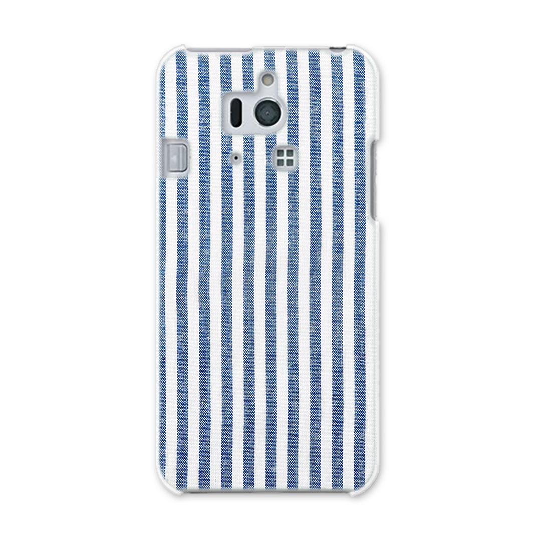 401SH simple-sumaho2 シンプルスマホ2 401sh softbank ソフトバンク スマホ カバー ケース スマホケース スマホカバー PC ハードケース 青　ブルー　ストライプ　模様 チェック・ボーダー 008426