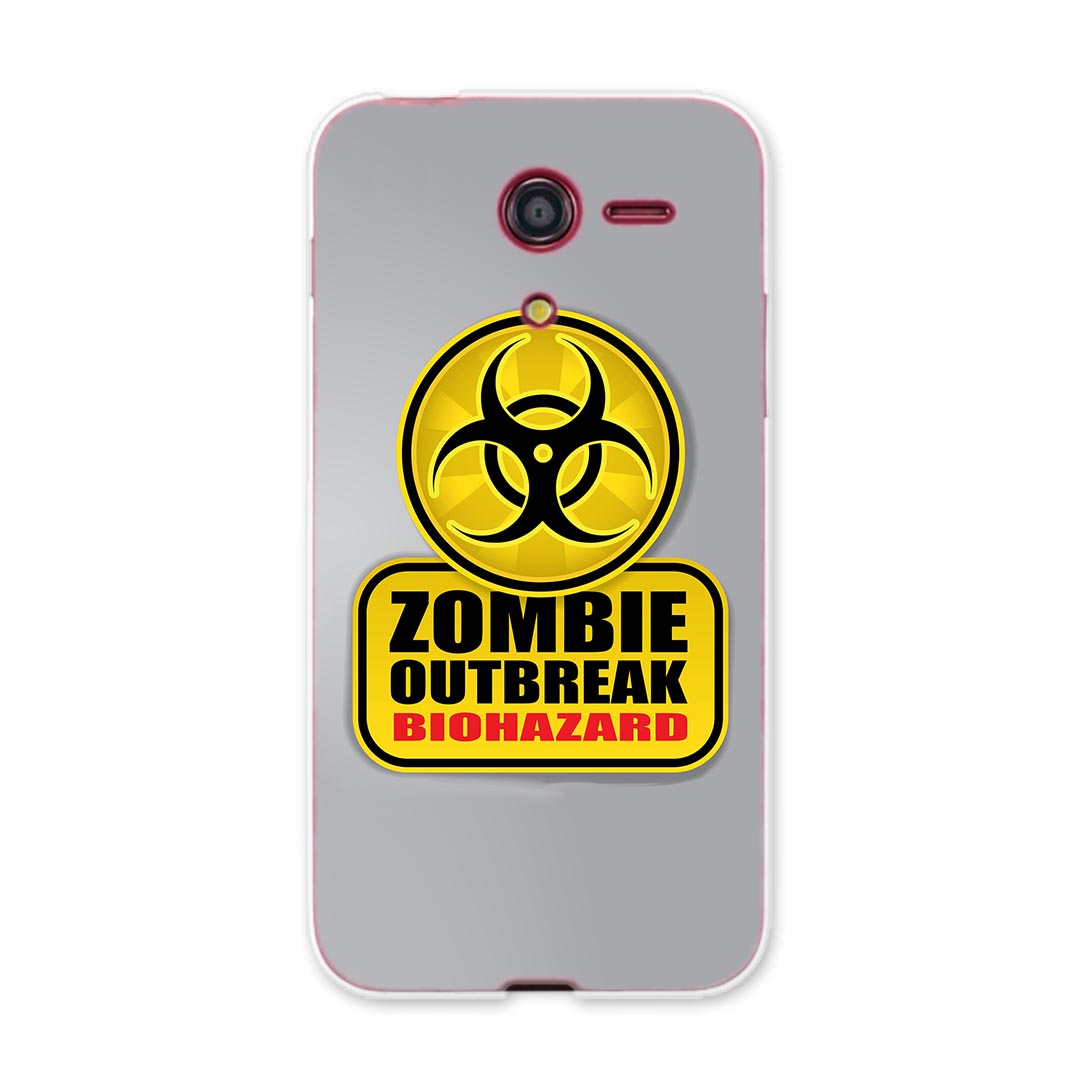 503KC DIGNO E ディグノ 503kc y mobile ワイモバイル スマホ カバー ケース スマホケース スマホカバー PC ハードケース 標識 ゾンビ バイオハザード ユニーク 001180