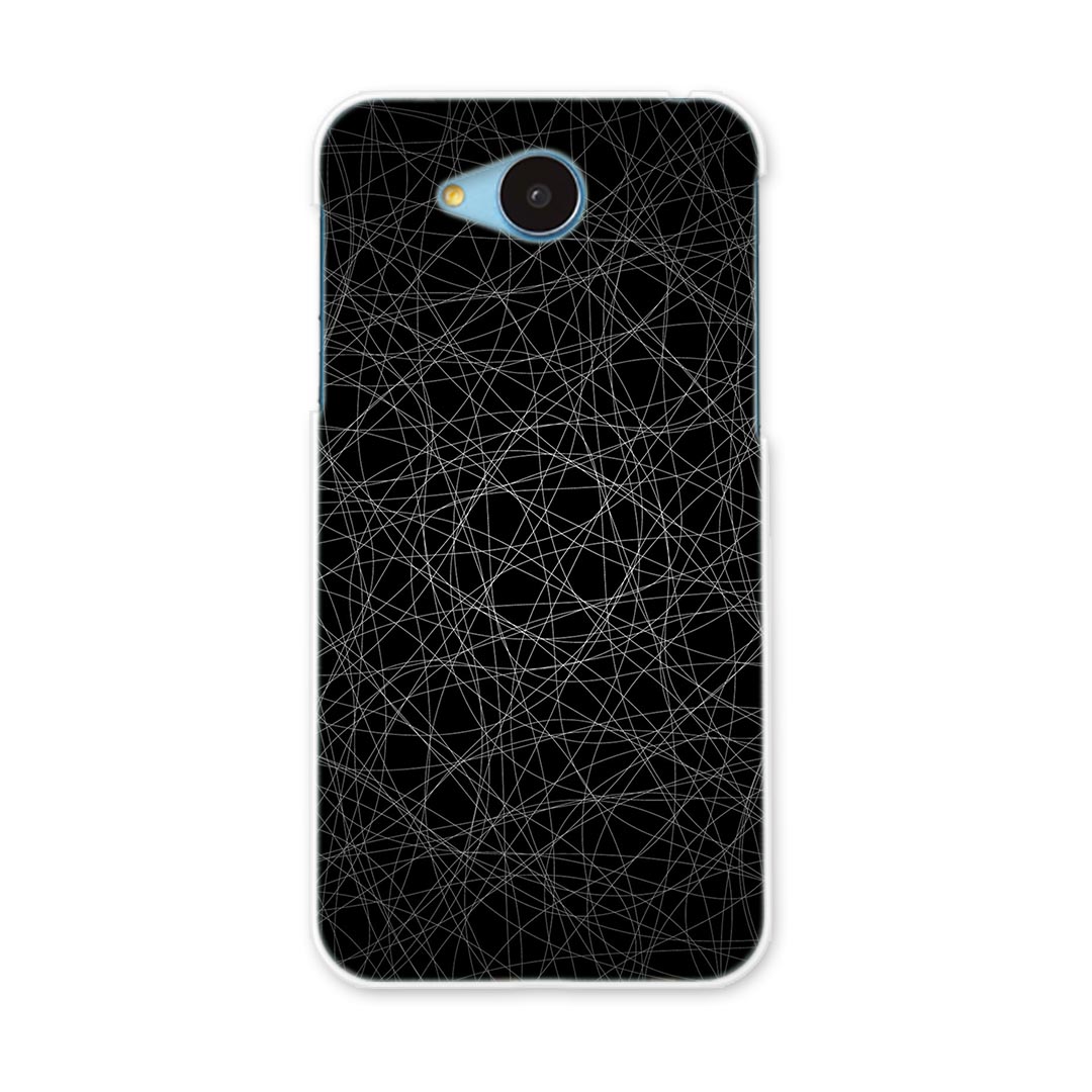 507SH Android One アンドロイドワン ymobile ワイモバイル スマホ カバー ケース スマホケース スマホカバー PC ハードケース 黒　模様 その他 000517