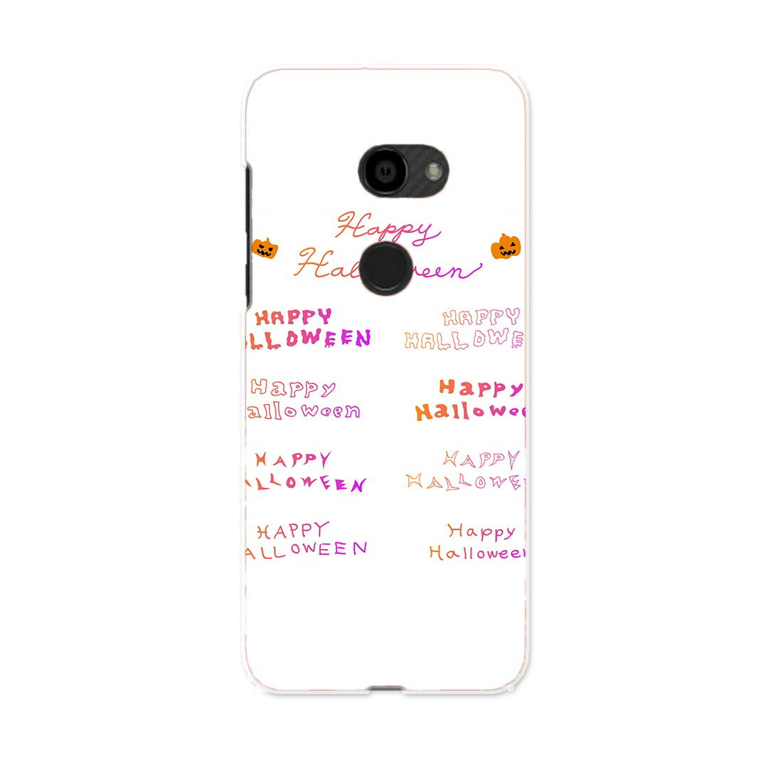 SH-M10 AQUOS zero アクオス ゼロ SIMフリー shm10 スマホ カバー ケース スマホケース スマホカバー PC ハードケース 015416 ハロウィン　カボチャ　お菓子　英字　おばけ