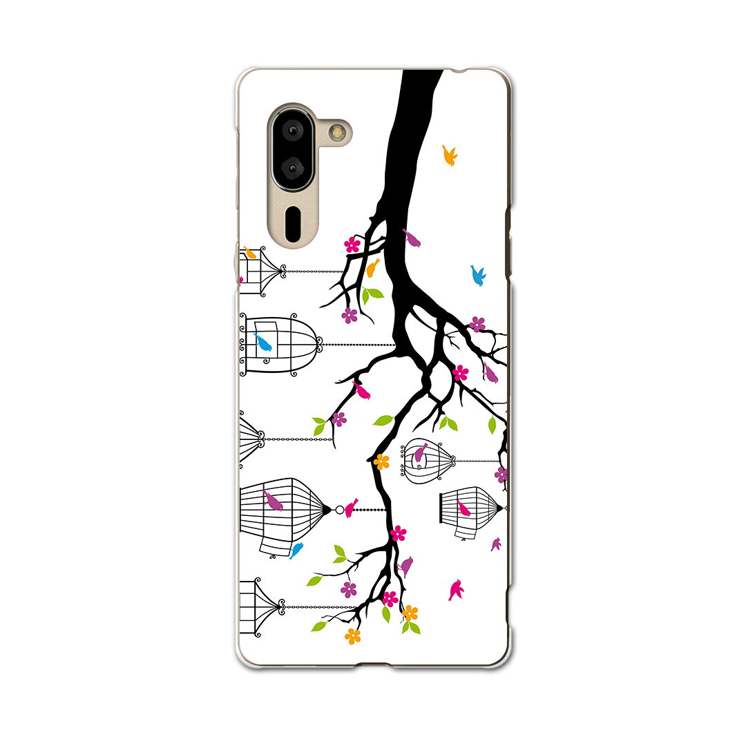 樂天商城 - シンプルスマホ5 専用 ケース カバー A001SH スマコレ igcase softbank ソフトバンク シンプルスマホ スマホカバー カバー ケース 009195 花　フラワー　カラフル