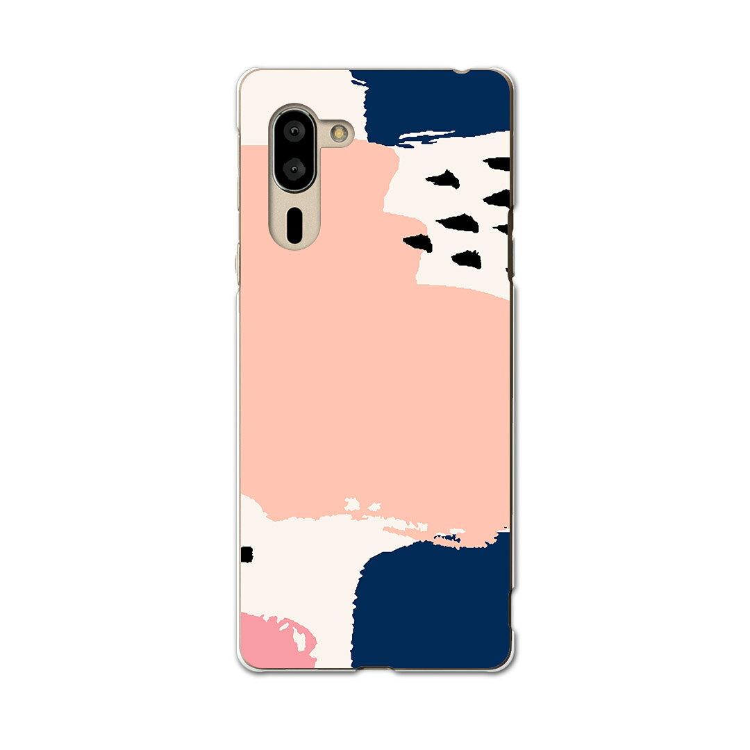 Rakuten - シンプルスマホ5 専用 ケース カバー A001SH スマコレ igcase softbank ソフトバンク シンプルスマホ スマホカバー カバー ケース 012102 らくがき　パステル　イラスト