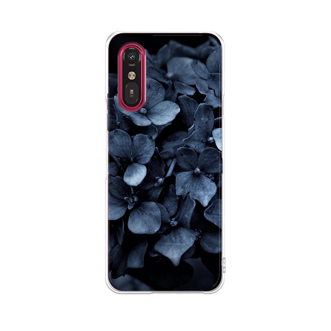 らくらくスマートフォン a A401FC 用 a401fc ケース カバー ハードケース 025661 花　紫陽花　あじさい