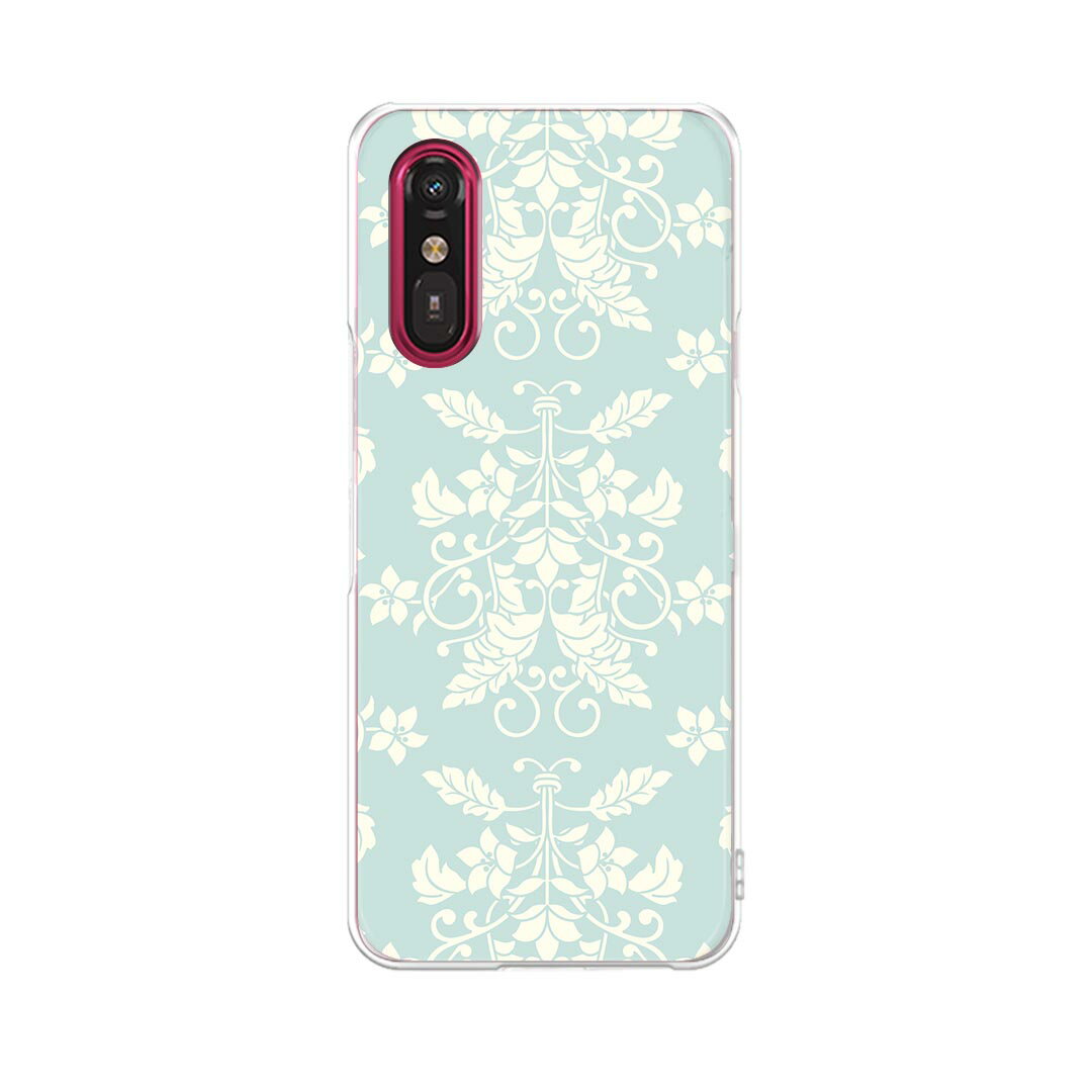 乐天商城 - らくらくスマートフォン a A401FC 用 a401fc ケース カバー ハードケース 011797 エレガント　模様　パステル