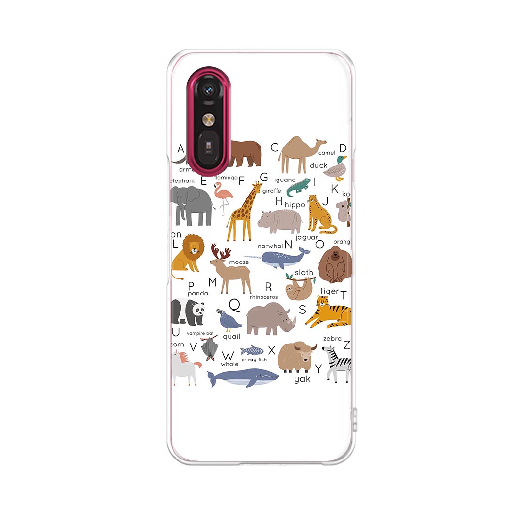 Mobile Phone Cases - らくらくスマートフォン a A401FC 用 a401fc ケース カバー ハードケース 018999 アニマル