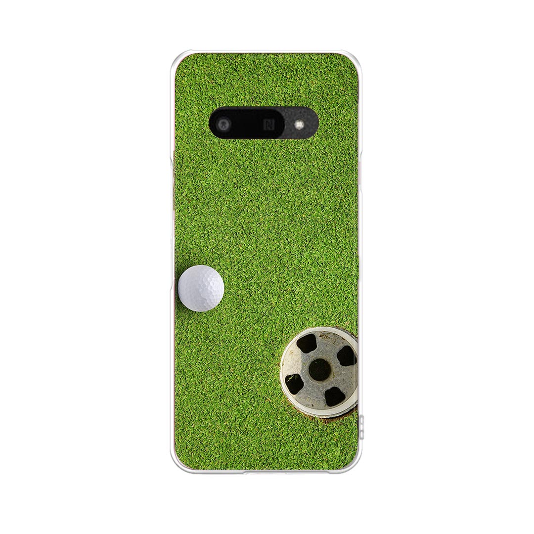 DIGNO BX3 用 A401KC / A402KC / A403KC 共通対応 ケース カバー ハードケース 000206 ゴルフ　ショット　芝生...