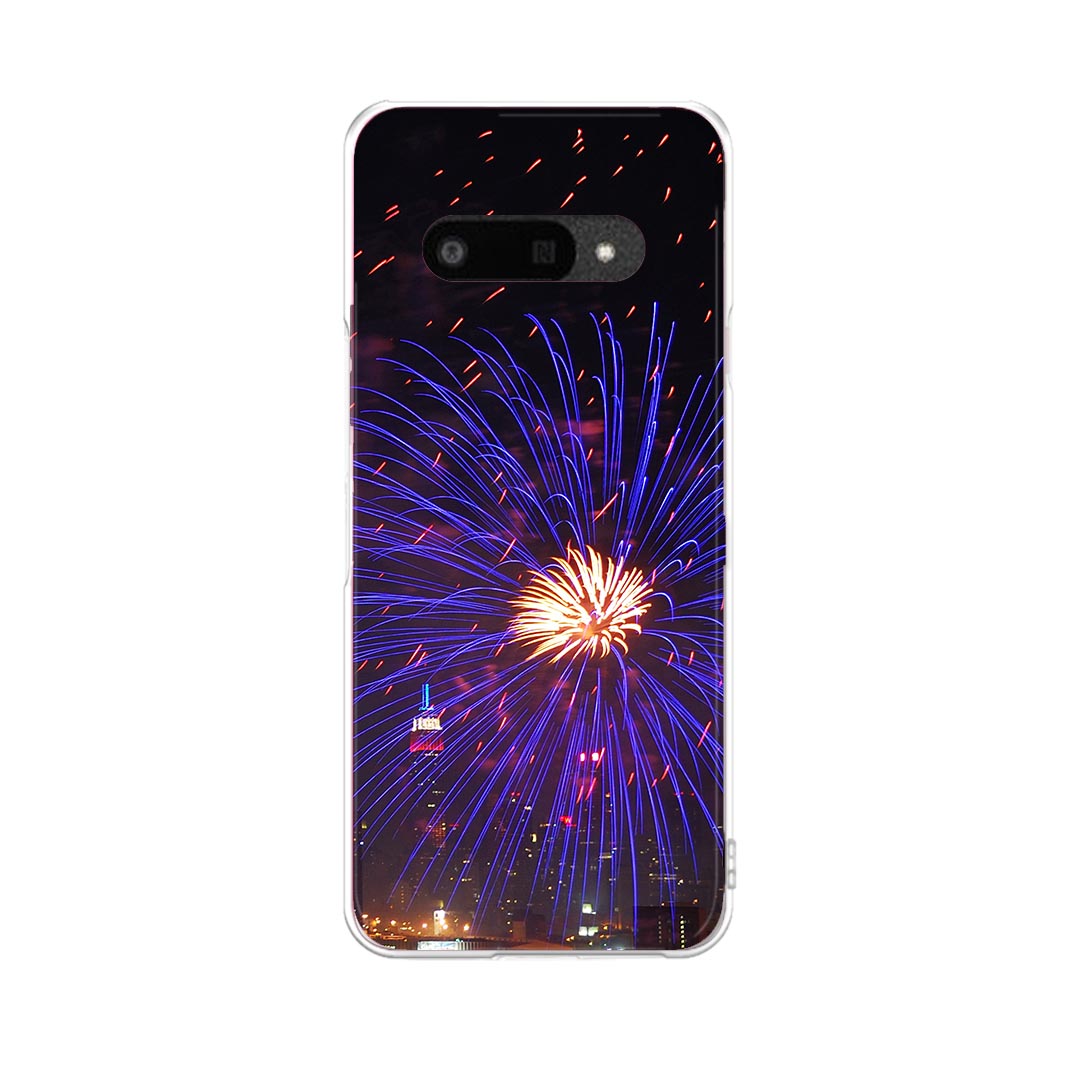 DIGNO BX3 用 A401KC / A402KC / A403KC 共通対応 ケース カバー ハードケース 033645 花火 祭り