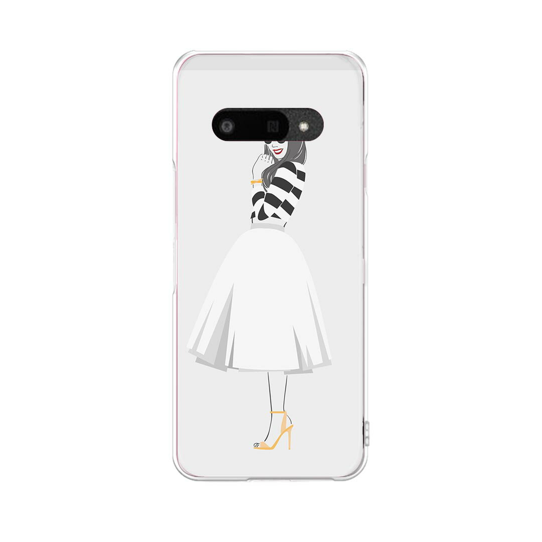 DIGNO BX3 用 A401KC / A402KC / A403KC 共通対応 ケース カバー ハードケース 010902 ファッション サングラス スカート