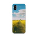 かんたんスマホ4 ケース ZTE かんたんスマホ4 A402ZT 6.1型 a402zt ケース カバー ハードケース 033644 菜の花畑
