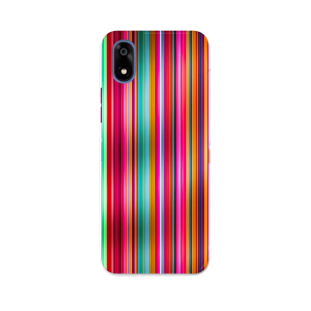 かんたんスマホ4 ケース ZTE かんたんスマホ4 A402ZT 6.1型 a402zt ケース カバー ハードケース 004832 模様 しましま