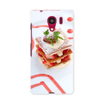 601KC DIGNO G ディグノ ジー 601kc softbank ソフトバンク スマホ カバー ケース スマホケース スマホカバー PC ハードケース ケーキ　いちご　ミルフィーユ 写真・風景 000193