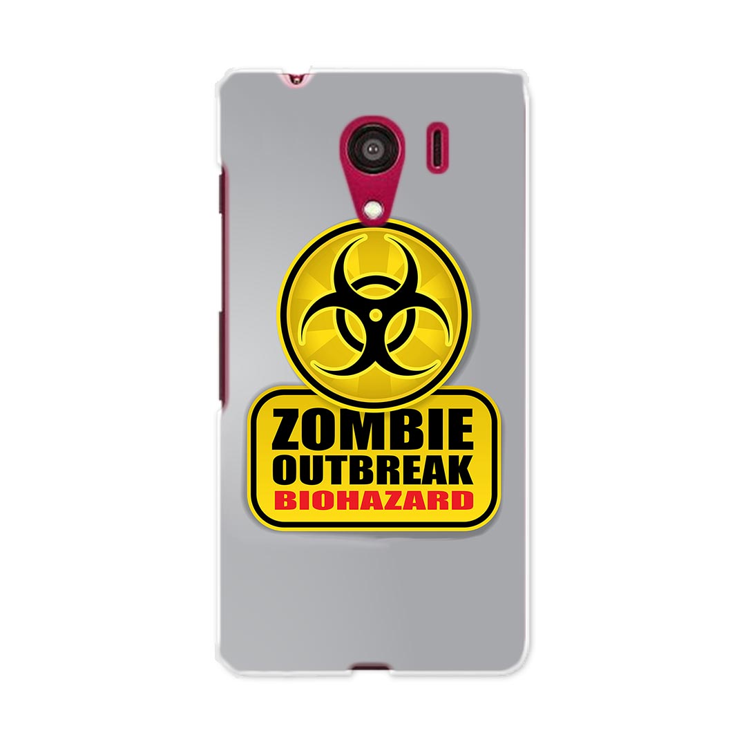 601KC DIGNO G ディグノ ジー 601kc softbank ソフトバンク スマホ カバー ケース スマホケース スマホカバー PC ハードケース 標識 ゾンビ バイオハザード ユニーク 001180