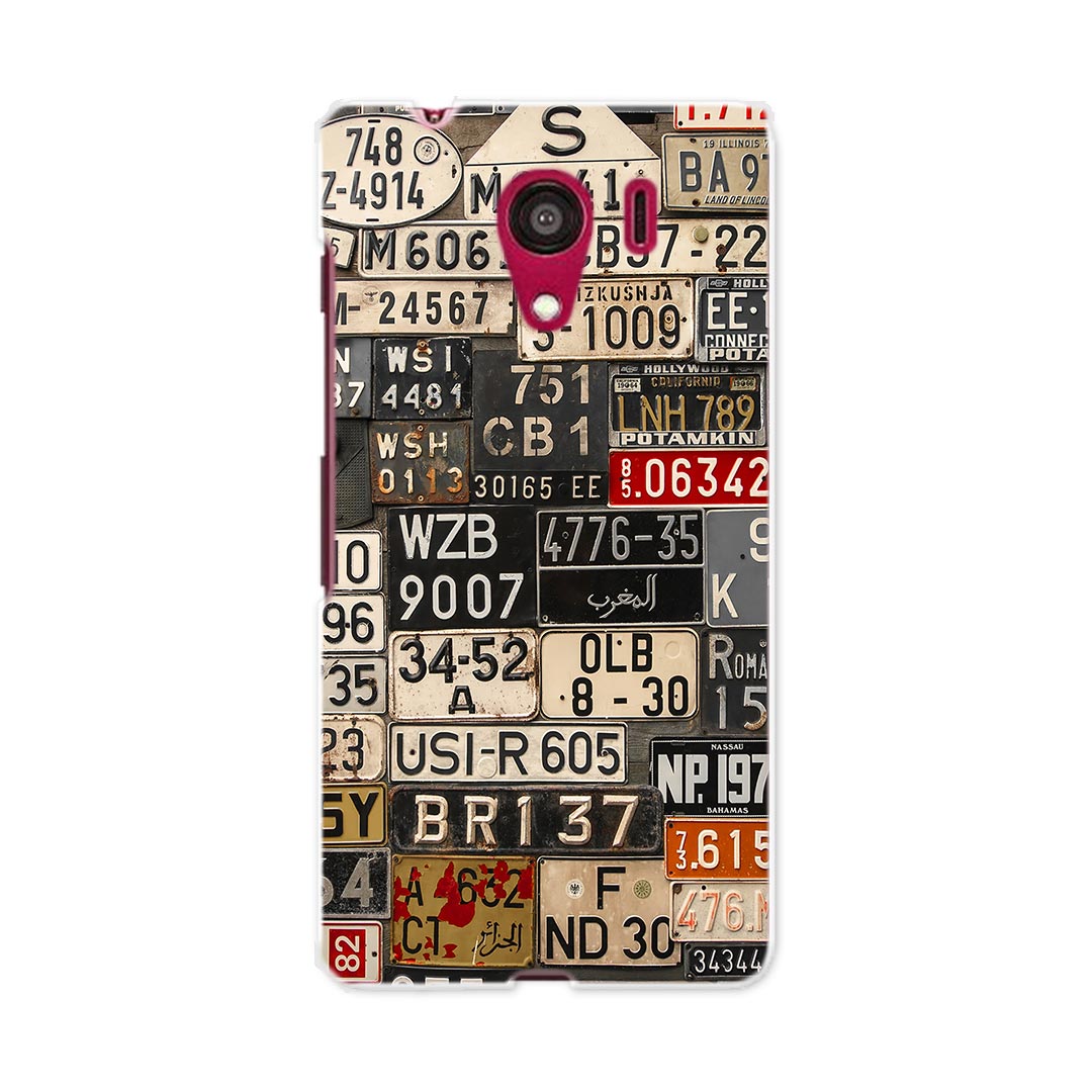 601KC DIGNO G ディグノ ジー 601kc softbank ソフトバンク スマホ カバー ケース スマホケース スマホカバー PC ハードケース ナンバー　プレート　カラフル　写真 ユニーク 008544