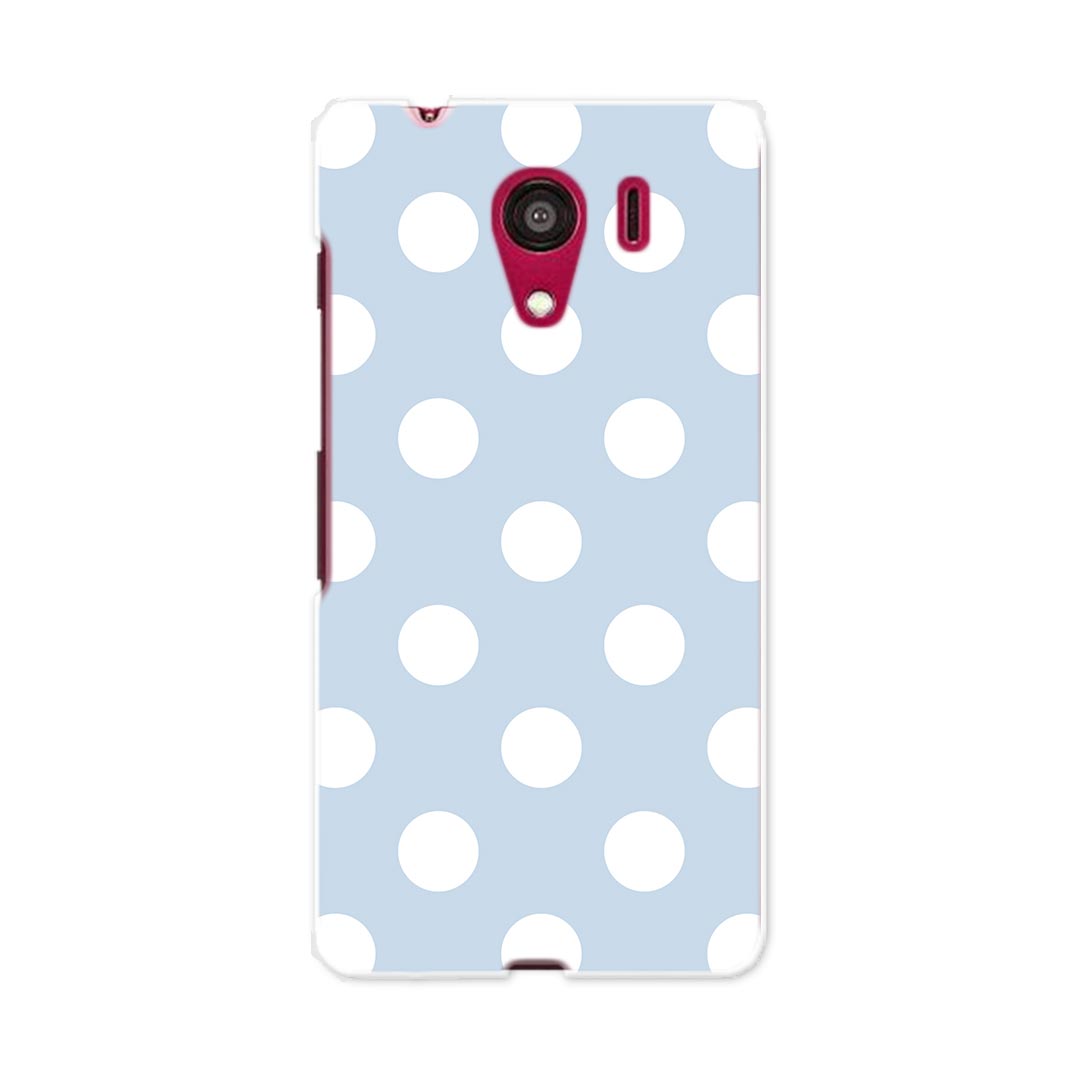 601KC DIGNO G ディグノ ジー 601kc softbank ソフトバンク スマホ カバー ケース スマホケース スマホカバー PC ハードケース シンプル　水玉　ドット　青 その他 009079のサムネイル