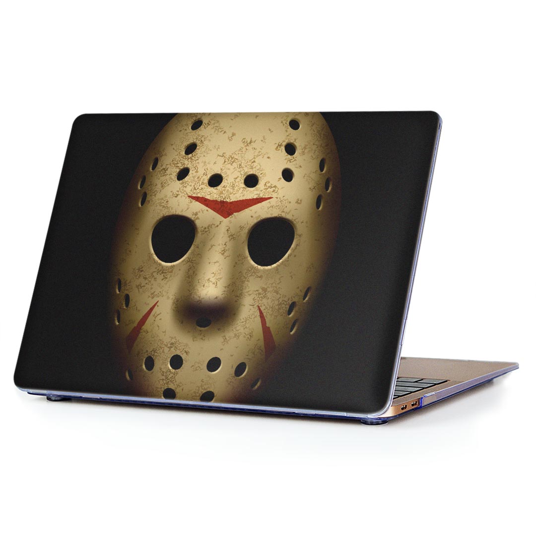 MacBook Air 13inch 2018 専用 デザインハードケース A1932 Apple マックブック エア ノートパソコン カバー ケース ハードカバー クリア 透明 アクセサリー 保護 001054 ジェイソン　マスク