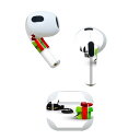 AirPods 第3世代 専用 デザインスキンシール airpods 3 用 エアポッド 3 用 第三世代(2021)対応 2枚入り 各2枚セット イヤホン カ...