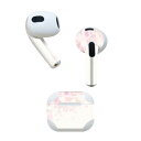 AirPods 第3世代 専用 デザインスキンシール airpods 3 用 エアポッド 3 用 第三世代(2021)対応 2枚入り 各2枚セット イヤホン カ...