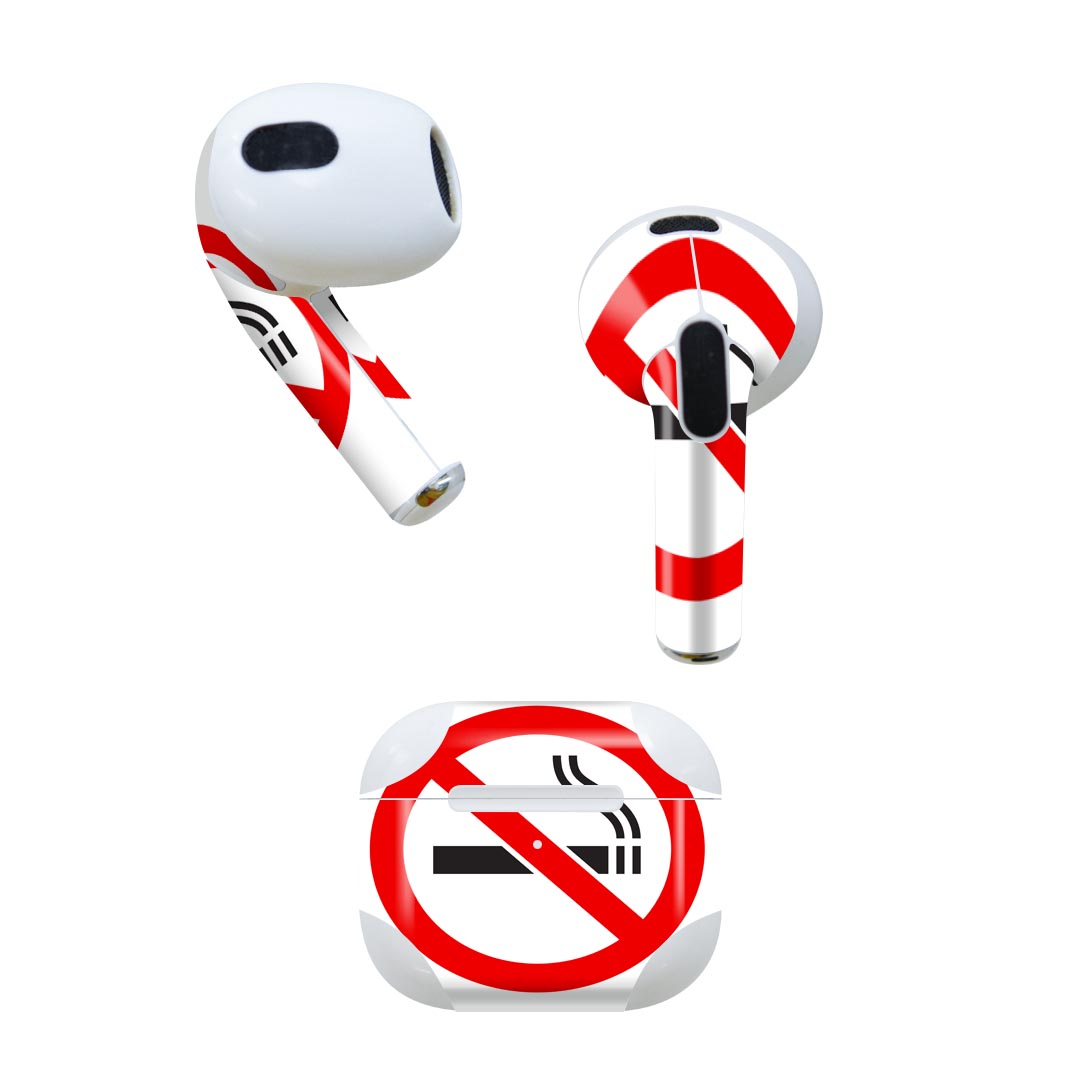 AirPods 第3世代 専用 デザインスキンシール airpods 3 用 エアポッド 3 用 第三世代(2021)対応 2枚入り 各2枚セット イヤホン カ...