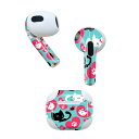AirPods 第3世代 専用 デザインスキンシール airpods 3 用 エアポッド 3 用 第三世代(2021)対応 2枚入り 各2枚セット イヤホン カバー デコレーション アクセサリー デコシール 000241 猫 ハート キャラクター(2)