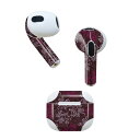 AirPods 第3世代 専用 デザインスキンシール airpods 3 用 エアポッド 3 用 第三世代(2021)対応 2枚入り 各2枚セット イヤホン カ...