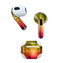 AirPods 第3世代 専用 デザインスキンシール airpods 3 用 エアポッド 3 用 第三世代(2021)対応 2枚入り 各2枚セット イヤホン カ...