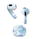 AirPods 第3世代 専用 デザインスキンシール airpods 3 用 エアポッド 3 用 第三世代(2021)対応 2枚入り 各2枚セット イヤホン カ...