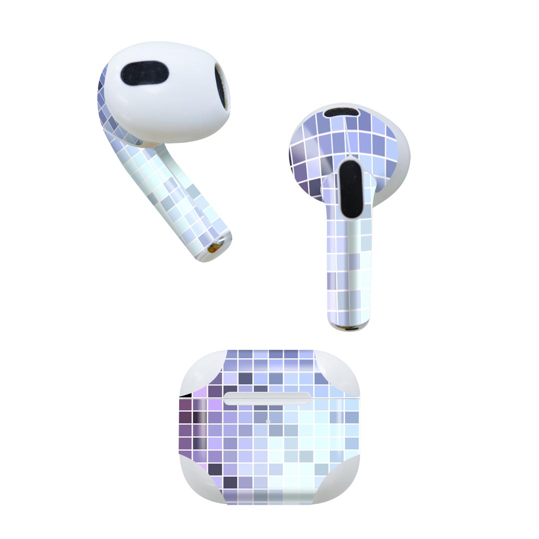 AirPods 第3世代 専用 デザインスキンシール airpods 3 用 エアポッド 3 用 第三世代（2021）対応 2枚..
