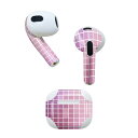 AirPods 第3世代 専用 デザインスキンシール airpods 3 用 エアポッド 3 用 第三世代(2021)対応 2枚入り 各2枚セット イヤホン カバー デコレーション アクセサリー デコシール 000810 ミラー 四角(2)