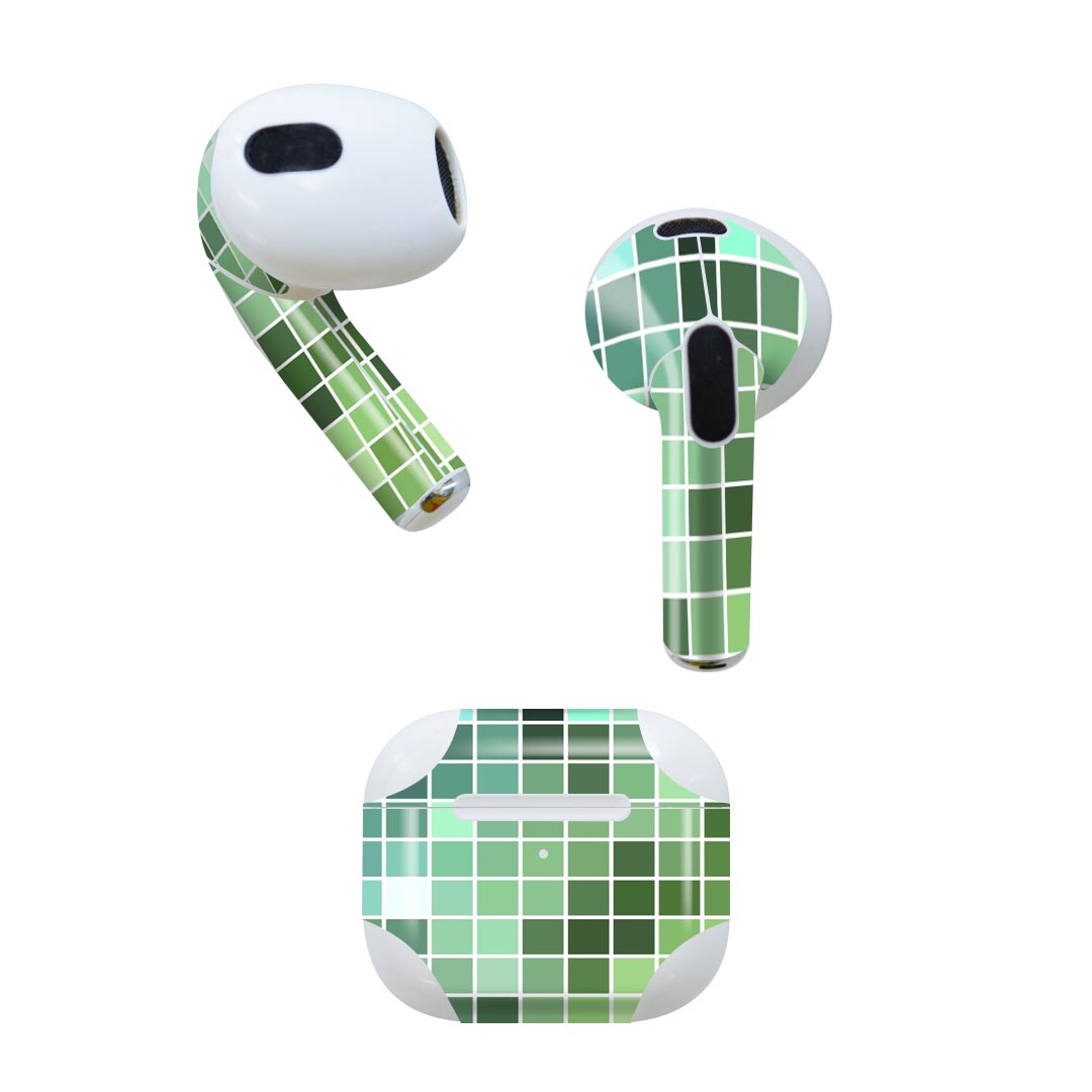 AirPods 第3世代 専用 デザインスキンシール airpods 3 用 エアポッド 3 用 第三世代（2021）対応 2枚..