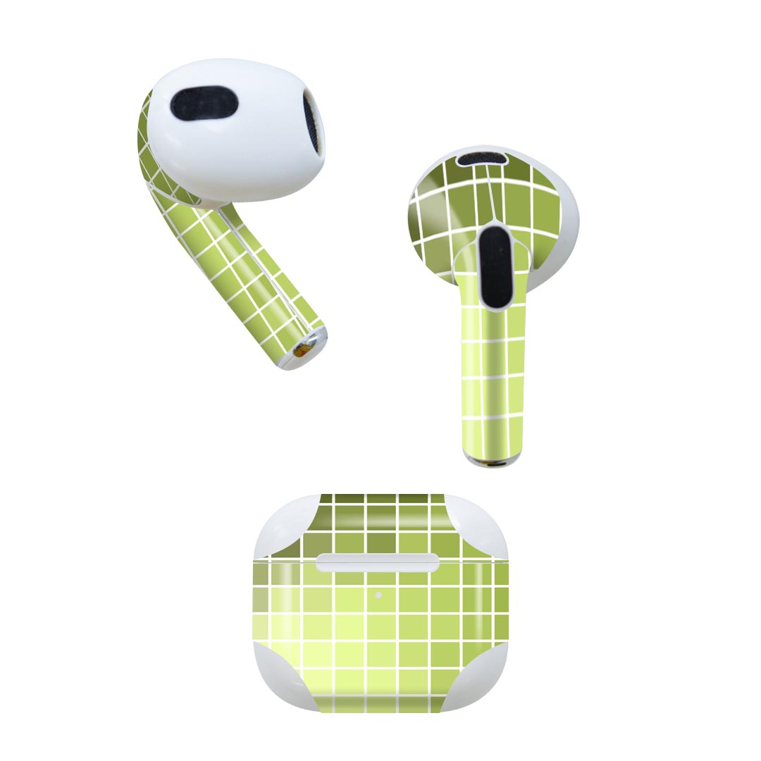 AirPods 第3世代 専用 デザインスキンシール airpods 3 用 エアポッド 3 用 第三世代（2021）対応 2枚..