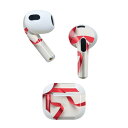 AirPods 第3世代 専用 デザインスキンシール airpods 3 用 エアポッド 3 用 第三世代(2021)対応 2枚入り 各2枚セット イヤホン カ...