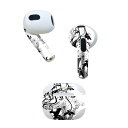 AirPods 第3世代 専用 デザインスキンシール airpods 3 用 エアポッド 3 用 第三世代(2021)対応 2枚入り 各2枚セット イヤホン カ...
