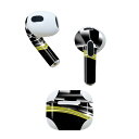 AirPods 第3世代 専用 デザインスキンシール airpods 3 用 エアポッド 3 用 第三世代(2021)対応 2枚入り 各2枚セット イヤホン カバー デコレーション アクセサリー デコシール 001053 チェッカーフラッグ(2)