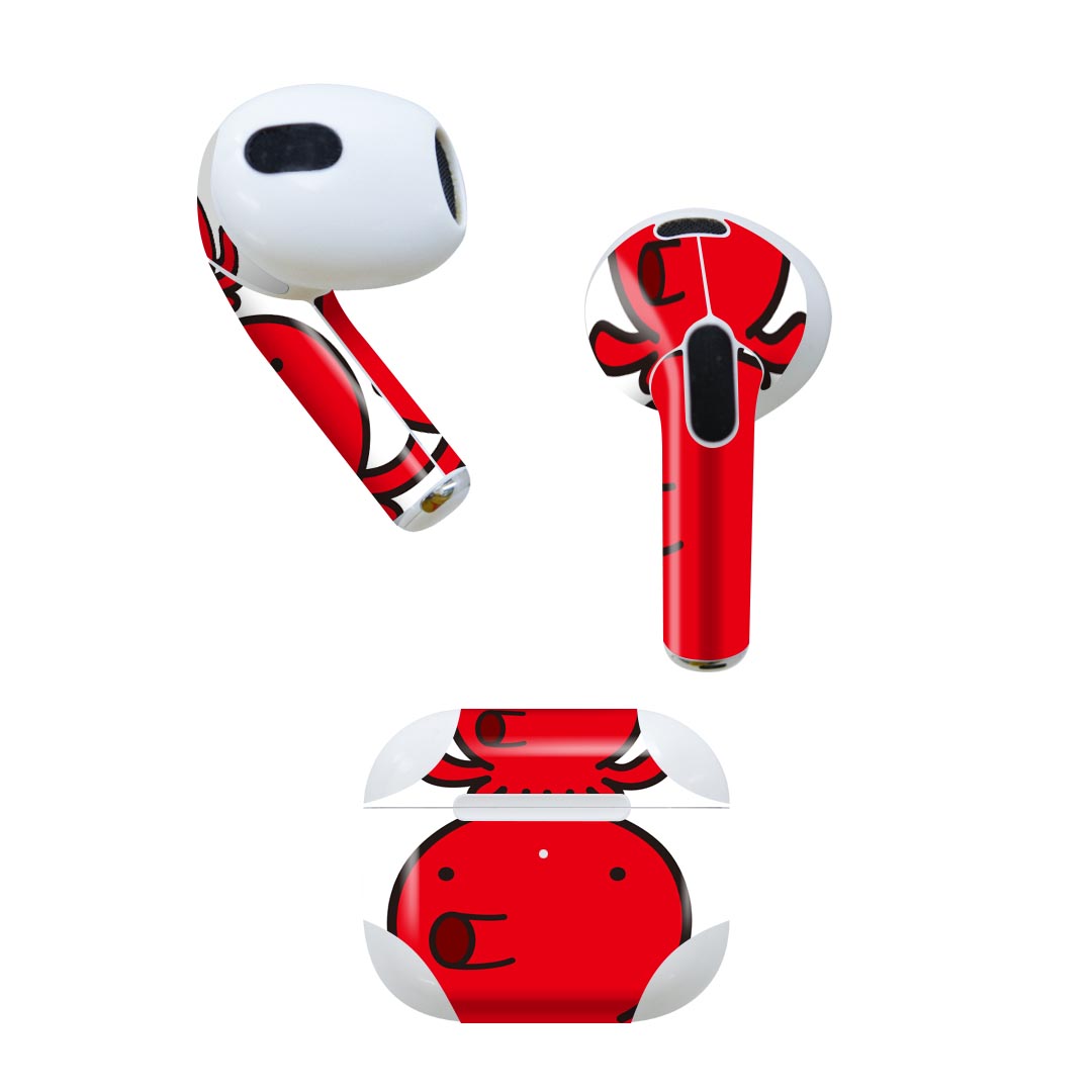 AirPods 第3世代 専用 デザインスキンシール airpods 3 用 エアポッド 3 用 第三世代（2021）対応 2枚..