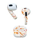 AirPods 第3世代 専用 デザインスキンシール airpods 3 用 エアポッド 3 用 第三世代(2021)対応 2枚入り 各2枚セット イヤホン カ...