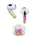 AirPods 第3世代 専用 デザインスキンシール airpods 3 用 エアポッド 3 用 第三世代(2021)対応 2枚入り 各2枚セット イヤホン カ...
