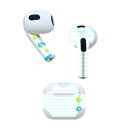 AirPods 第3世代 専用 デザインスキンシール airpods 3 用 エアポッド 3 用 第三世代(2021)対応 2枚入り 各2枚セット イヤホン カ...