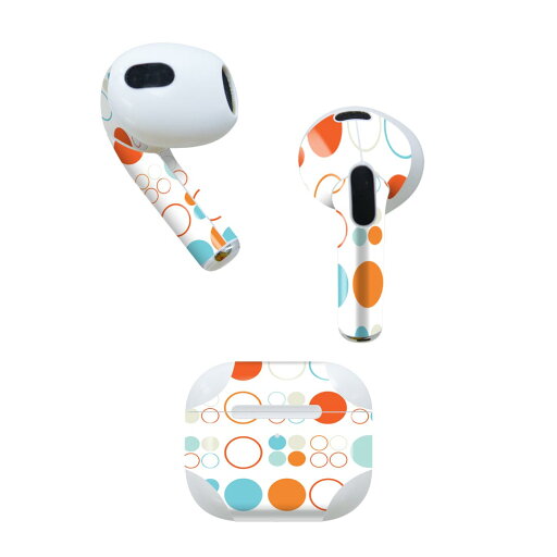 AirPods 第3世代 専用 デザインスキンシール airpods 3 用 エアポッド 3 用 第三世代(2021)対応 2枚入り 各2枚セット イヤホン カバー デコレーション アクセサリー デコシール 001593 水玉 ドット カラフル AirPods 第3世代 専用 デザインスキンシール airpods 3 用 エアポッド 3 用 第三世代(2021)対応 2枚入り 各2枚セット イヤホン カバー デコレーション アクセサリー デコシール 001593 水玉 ドット カラフル
