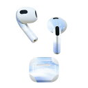 AirPods 第3世代 専用 デザインスキンシール airpods 3 用 エアポッド 3 用 第三世代(2021)対応 2枚入り 各2枚セット イヤホン カバー デコレーション アクセサリー デコシール 001746 シャボン玉