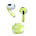 AirPods 第3世代 専用 デザインスキンシール airpods 3 用 エアポッド 3 用 第三世代(2021)対応 2枚入り 各2枚セット イヤホン カ...