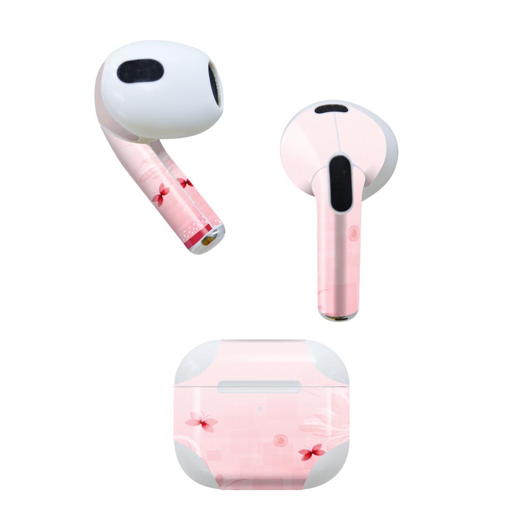 AirPods 第3世代 専用 デザインスキンシール airpods 3 用 エアポッド 3 用 第三世代（2021）対応 2枚..