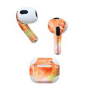 AirPods 第3世代 専用 デザインスキンシール airpods 3 用 エアポッド 3 用 第三世代(2021)対応 2枚入り 各2枚セット イヤホン カ...