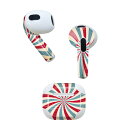 AirPods 第3世代 専用 デザインスキンシール airpods 3 用 エアポッド 3 用 第三世代(2021)対応 2枚入り 各2枚セット イヤホン カバー デコレーション アクセサリー デコシール 002400 外国 国旗(2)