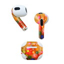 AirPods 第3世代 専用 デザインスキンシール airpods 3 用 エアポッド 3 用 第三世代(2021)対応 2枚入り 各2枚セット イヤホン カバー デコレーション アクセサリー デコシール 002814 夏 祭り 写真(2)