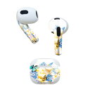 AirPods 第3世代 専用 デザインスキンシール airpods 3 用 エアポッド 3 用 第三世代(2021)対応 2枚入り 各2枚セット イヤホン カ...