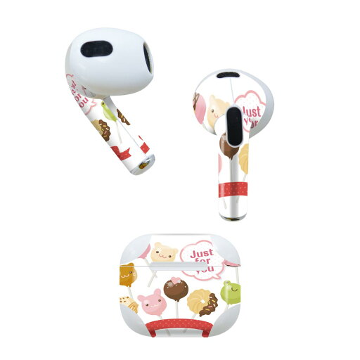 AirPods 第3世代 専用 デザインスキンシール airpods 3 用 エアポッド 3 用 第三世代(2021)対応 2枚入り 各2枚セット イヤホン カバー デコレーション アクセサリー デコシール 002870 キャラクター 動物 デザート AirPods 第3世代 専用 デザインスキンシール airpods 3 用 エアポッド 3 用 第三世代(2021)対応 2枚入り 各2枚セット イヤホン カバー デコレーション アクセサリー デコシール 002870 キャラクター 動物 デザート