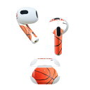 AirPods 第3世代 専用 デザインスキンシール airpods 3 用 エアポッド 3 用 第三世代(2021)対応 2枚入り 各2枚セット イヤホン カバー デコレーション アクセサリー デコシール 002887 スポーツ イラスト シンプル
