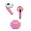AirPods 第3世代 専用 デザインスキンシール airpods 3 用 エアポッド 3 用 第三世代(2021)対応 2枚入り 各2枚セット イヤホン カ...